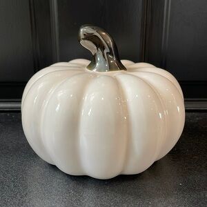 Cute Ceramic Glazed Pumpkin Decor